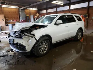 2017 Dodge Durango SXT z VIN 1C4RDJAG4HC611950, wystawiony jako Copart lot #57444105 z przebiegiem 83 633 mil mil oraz Szkoda całkowita • Salvage title. Historia ofert i sprzedaży dostępna na DreamBid. Obrazek 1.