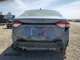 2021 Toyota Corolla LE with VIN JTDEPMAE0MJ164464, listed as a Copart auction lot 51067825 with 37,299 mi miles and Salvage Title. Bid and sale history available at DreamBid. Image 6.