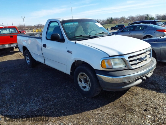 2002 Ford F-150 XL with VIN 3FTRF17232MA23677, listed as a IAAI auction lot 41849534 with 1 mi miles. Bid and sale history available at carsss.com. Image 1.