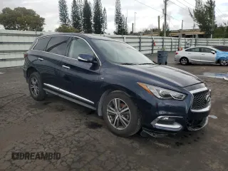 2019 Infiniti QX60 Luxe z VIN 5N1DL0MM7KC566126, wystawiony jako Copart lot #56410415 z przebiegiem 46 788 mil mil oraz Nie do naprawy • Non repairable. Historia ofert i sprzedaży dostępna na DreamBid. Obrazek 4.
