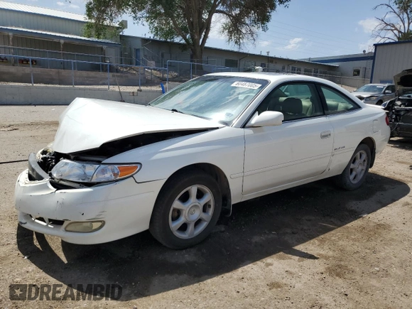 2002 Toyota Solara SE with VIN 2T1CF28P82C601593, listed as a Copart auction lot 60487005 with 137,624 mi miles and Salvage title. Bid and sale history available at DreamBid. Image 1.