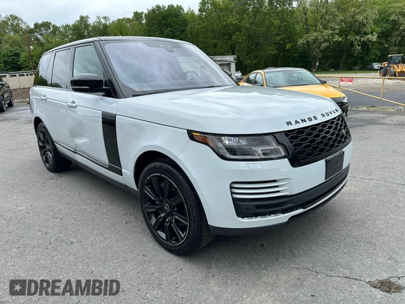 2022 Land Rover Range Rover z VIN SALGR2SU5NA459924, wystawiony jako Copart lot #58144225 z przebiegiem 44 635 mil mil oraz Czysty tytuł • Clean title. Historia ofert i sprzedaży dostępna na DreamBid. Obrazek 4.