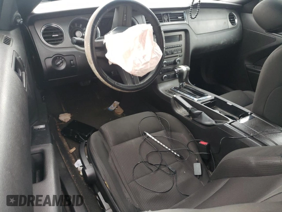 2010 Ford Mustang V6 with VIN 1ZVBP8AN3A5146553, listed as a Copart auction lot 52109285 with 252,708 mi miles and Salvage Title. Bid and sale history available at DreamBid. Image 8.