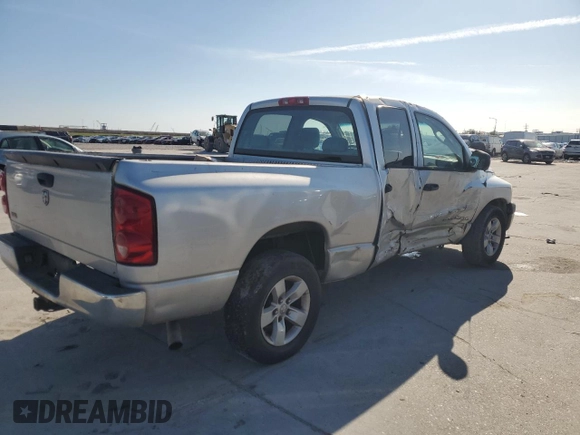 2007 Dodge 1500 SLT with VIN 1D7HA18P27S232787, listed as a Copart auction lot 86873164 with 346,744 mi miles and Salvage Title. Bid and sale history available at DreamBid. Image 3.