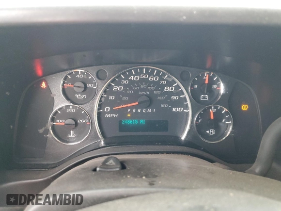 2013 Chevrolet Express Cargo Van with VIN 1GCWGGBA6D1187037, listed as a Copart auction lot 45843065 with 248,615 mi miles and Clean Title. Bid and sale history available at carsss.com. Image 9.