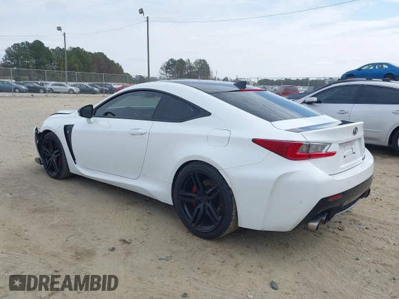 2017 Lexus RC F with VIN JTHHP5BC5H5006506, listed as a IAAI auction lot 41544214 with 51,569 mi miles. Bid and sale history available at carsss.com. Image 3.