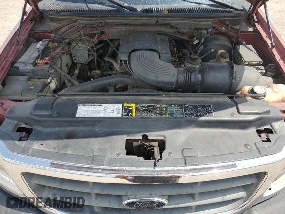 2001 Ford F-150 XLT with VIN 1FTRW076X1KC42302, listed as a Copart auction lot 59868295 with 234,772 mi miles and Salvage title. Bid and sale history available at DreamBid. Image 11.