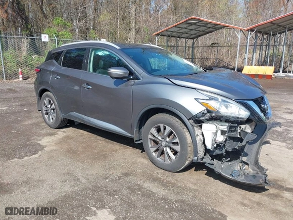 2015 Nissan Murano Platinum with VIN 5N1AZ2MH0FN217772, listed as a IAAI auction lot 41918231 with 168,952 mi miles. Bid and sale history available at carsss.com. Image 1.