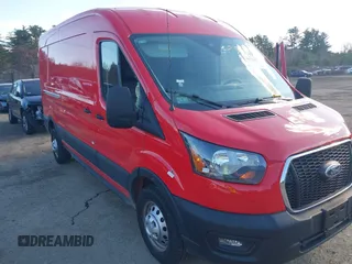 2024 Ford Transit Cargo z VIN 1FTBR2C80RKA48160, wystawiony jako IAAI lot #40732677 z przebiegiem 2 844 mil mil oraz . Historia ofert i sprzedaży dostępna na DreamBid. Obrazek 6.