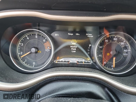 2016 Jeep Cherokee Limited z VIN 1C4PJMDB3GW186879, wystawiony jako Copart lot #59862395 z przebiegiem 178 598 mil mil oraz Szkoda całkowita • Salvage title. Historia ofert i sprzedaży dostępna na DreamBid. Obrazek 9.