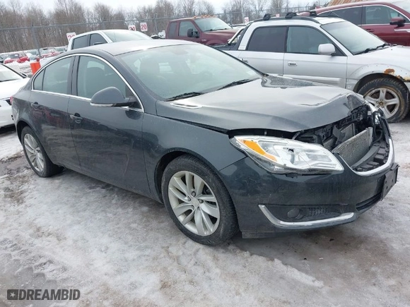 2016 Buick Regal with VIN 2G4GK5EX3G9142575, listed as a IAAI auction lot 41687988 with NaN miles. Bid and sale history available at carsss.com. Image 1.