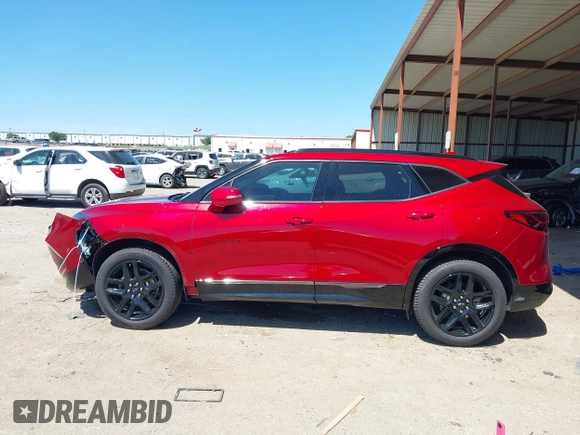 2024 Chevrolet Blazer RS with VIN 3GNKBERS4RS126640, listed as a IAAI auction lot 42227636 with 31,951 mi miles and . Bid and sale history available at DreamBid. Image 14.