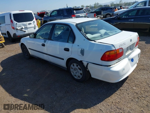 2000 Honda Civic LX with VIN 2HGEJ6673YH502410, listed as a IAAI auction lot 41992745 with 173,958 mi miles. Bid and sale history available at carsss.com. Image 3.