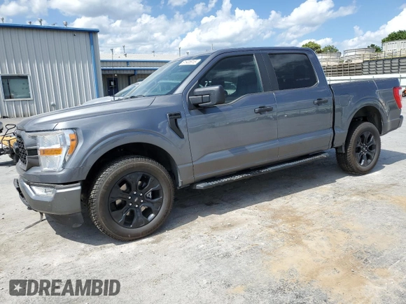 2022 Ford F-150 XL with VIN 1FTFW1E52NFC13829, listed as a Copart auction lot 61935915 with 72,912 mi miles and Salvage title. Bid and sale history available at DreamBid. Image 1.