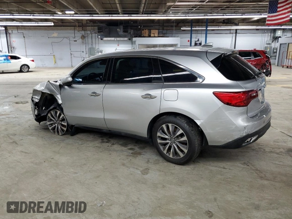 2015 Acura MDX Technology z VIN 5FRYD3H49FB004881, wystawiony jako Copart lot #54577125 z przebiegiem 103 649 mil mil oraz Szkoda całkowita • Salvage title. Historia ofert i sprzedaży dostępna na DreamBid. Obrazek 2.