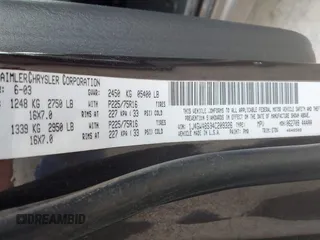 2004 Jeep Grand Cherokee Laredo z VIN 1J4GW48S94C209326, wystawiony jako IAAI lot #42309565 z przebiegiem 159 429 mil mil oraz . Historia ofert i sprzedaży dostępna na DreamBid. Obrazek 9.