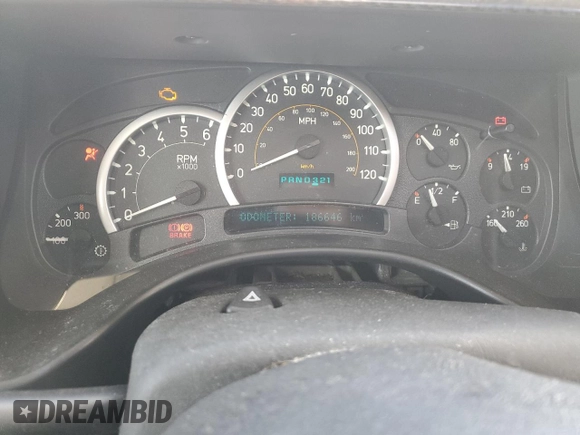 2005 Hummer H2 SUV with VIN 5GRGN23U45H107876, listed as a Copart auction lot 41707595 with 186,646 mi miles and Salvage Title. Bid and sale history available at carsss.com. Image 9.