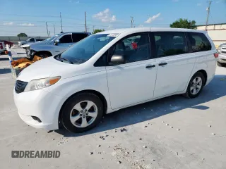 2015 Toyota Sienna L with VIN 5TDZK3DC2FS661185, listed as a Copart auction lot 61046895 with 239,452 mi miles and Salvage title. Bid and sale history available at DreamBid. Image 1.
