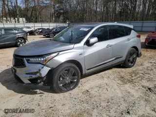 2020 Acura RDX w/A-Spec Pkg with VIN 5J8TC1H62LL008267, listed as a Copart auction lot 45682745 with 99,995 mi miles and Salvage Title. Bid and sale history available at carsss.com. Image 1.