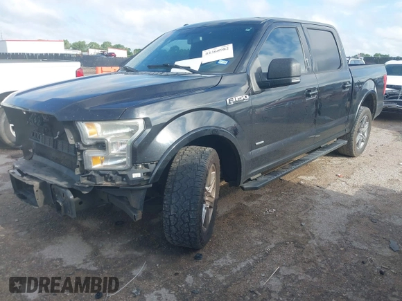 2015 Ford F-150 XL with VIN 1FTEW1CG6FKD75021, listed as a IAAI auction lot 42368982 with 194,623 mi miles and . Bid and sale history available at DreamBid. Image 2.