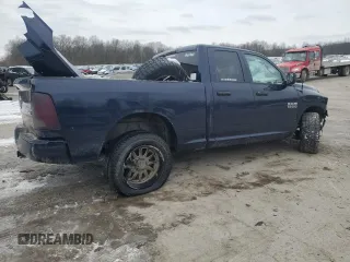 2018 Ram 1500 Express with VIN 1C6RR7FG2JS216035, listed as a Copart auction lot 45927085 with 143,763 mi miles and Salvage Title. Bid and sale history available at carsss.com. Image 3.