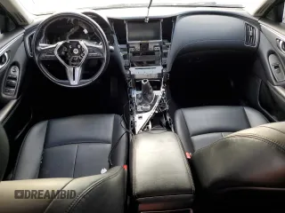 2020 Infiniti Q50 Luxe z VIN JN1EV7APXLM207328, wystawiony jako Copart lot #45850405 z przebiegiem Nie podano mil oraz Nie do naprawy • Non repairable. Historia ofert i sprzedaży dostępna na DreamBid. Obrazek 8.