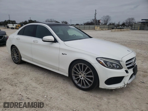 2015 Mercedes-Benz C-Class C 400 with VIN 55SWF6GB0FU030420, listed as a Copart auction lot 46078455 with 114,485 mi miles and Clean Title. Bid and sale history available at carsss.com. Image 4.