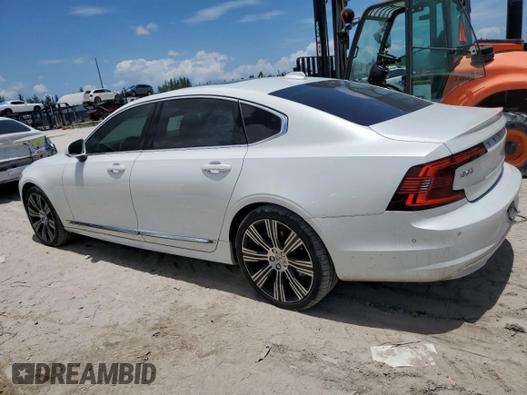 2023 Volvo S90 Plus with VIN LVY062MNXPP323093, listed as a Copart auction lot 57603464 with 15,093 mi miles and Salvage Title. Bid and sale history available at carsss.com. Image 2.