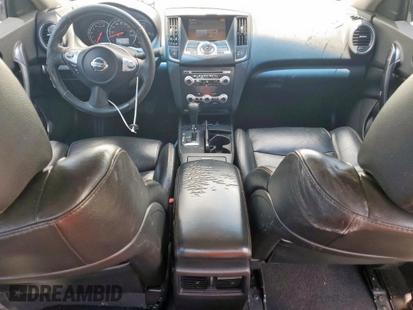 2014 Nissan Maxima SV with VIN 1N4AA5AP3EC467676, listed as a Copart auction lot 56574015 with 158,612 mi miles and Salvage title. Bid and sale history available at DreamBid. Image 8.