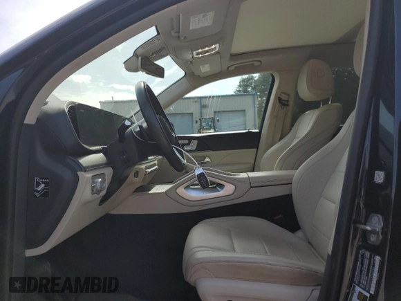 2020 Mercedes-Benz GLS 450 z VIN 4JGFF5KEXLA152568, wystawiony jako Copart lot #56614645 z przebiegiem 74 589 mil mil oraz Szkody całkowita. Historia ofert i sprzedaży dostępna na DreamBid. Obrazek 7.