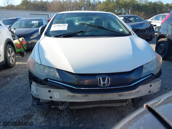 2014 Honda Civic Coupe LX with VIN 2HGFG3B55EH509344, listed as a IAAI auction lot 41590476 with 1 mi miles. Bid and sale history available at carsss.com. Image 11.