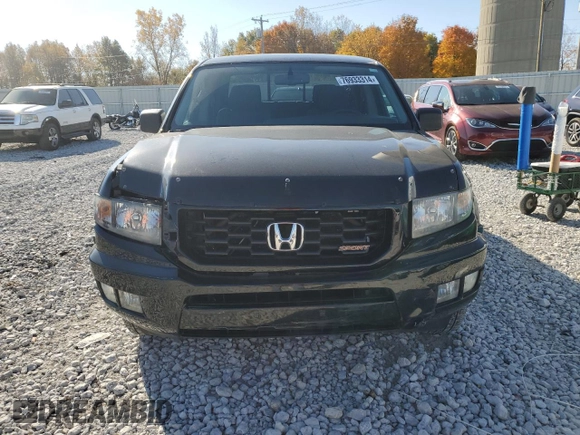 2013 Honda Ridgeline Sport with VIN 5FPYK1F72DB012415, listed as a Copart auction lot 76933314 with 97,727 mi miles and Clean Title. Bid and sale history available at carsss.com. Image 5.