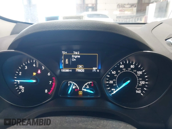 2017 Ford Escape SE with VIN 1FMCU9GD2HUA30860, listed as a IAAI auction lot 42146118 with 155,399 mi miles. Bid and sale history available at carsss.com. Image 7.