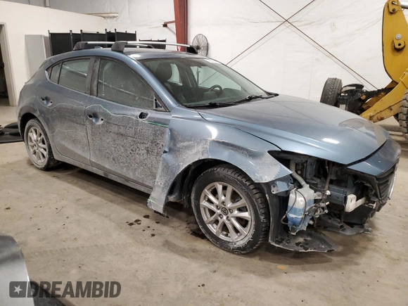 2014 Mazda 3 i Grand Touring with VIN JM1BM1M71E1216354, listed as a Copart auction lot 42301285 with 124,873 mi miles and Salvage Title. Bid and sale history available at DreamBid. Image 4.