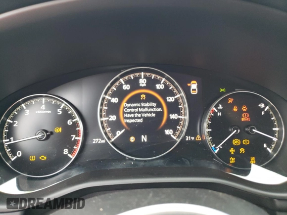 2025 Mazda 3 S Select Sport with VIN 3MZBPABM1SM456208, listed as a Copart auction lot 42689985 with 272 mi miles and Salvage Title. Bid and sale history available at DreamBid. Image 9.