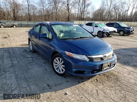 2012 Honda Civic EX-L with VIN 19XFB2F99CE324615, listed as a Copart auction lot 50165245 with 149,076 mi miles and Salvage Title. Bid and sale history available at DreamBid. Image 11.