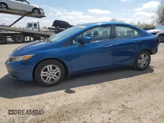 2012 Honda Civic LX z VIN 2HGFB2F59CH013592, wystawiony jako Copart lot #55308115 z przebiegiem 197 320 mil mil oraz Szkoda całkowita • Salvage title. Historia ofert i sprzedaży dostępna na DreamBid. Obrazek 1.