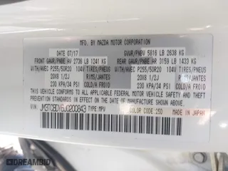 2018 Mazda CX-9 Grand Touring with VIN JM3TCBDY6J0200843, listed as a IAAI auction lot 40971233 with 94,770 mi miles. Bid and sale history available at carsss.com. Image 9.