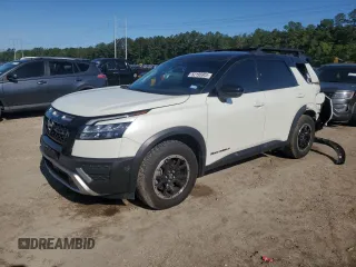 2023 Nissan Pathfinder Rock Creek with VIN 5N1DR3BD4PC269051, listed as a Copart auction lot 52195995 with 30,328 mi miles and Salvage title. Bid and sale history available at DreamBid. Image 1.
