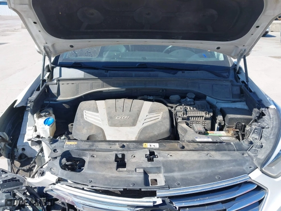 2014 Hyundai Santa Fe Limited with VIN KM8SR4HF0EU081432, listed as a IAAI auction lot 41843289 with 133,593 mi miles. Bid and sale history available at carsss.com. Image 10.