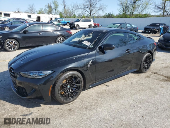 2021 BMW M4 with VIN WBS53AZ08MCF95296, listed as a Copart auction lot 51476735 with Not provided miles and Salvage title. Bid and sale history available at DreamBid. Image 1.