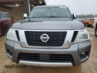 2017 Nissan Armada SL with VIN JN8AY2ND0H9002234, listed as a Copart auction lot 81496094 with 133,976 mi miles and Salvage Title. Bid and sale history available at carsss.com. Image 5.