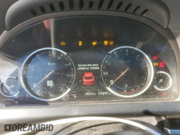 2017 BMW 6 Series 640i xDrive with VIN WBA6D2C59HGT66279, listed as a Copart auction lot 43651245 with 126,899 mi miles and Non Repairable. Bid and sale history available at carsss.com. Image 9.