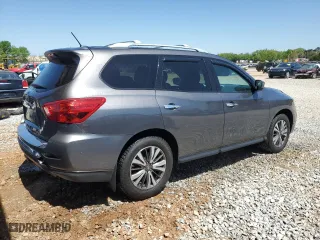 2017 Nissan Pathfinder SV with VIN 5N1DR2MN0HC617316, listed as a Copart auction lot 52251075 with 183,733 mi miles and Salvage Title. Bid and sale history available at carsss.com. Image 3.