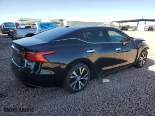 2018 Nissan Maxima SL with VIN 1N4AA6AP1JC363896, listed as a Copart auction lot 46421975 with 91,442 mi miles and Salvage Title. Bid and sale history available at carsss.com. Image 3.