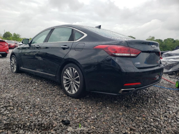 2017 Genesis G80 3.8L with VIN KMHGN4JE7HU201735, listed as a Copart auction lot 54178545 with 153,537 mi miles and Salvage title. Bid and sale history available at DreamBid. Image 2.