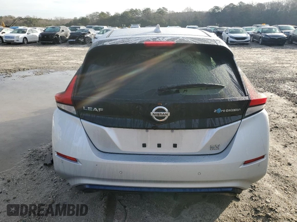 2022 Nissan LEAF SV Plus with VIN 1N4BZ1CV3NC562692, listed as a Copart auction lot 86774754 with Not Provided miles and Salvage Title. Bid and sale history available at DreamBid. Image 6.