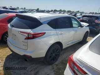2019 Acura RDX with VIN 5J8TC2H31KL041576, listed as a Copart auction lot 53630195 with 75,325 mi miles and Salvage title. Bid and sale history available at DreamBid. Image 3.