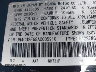 2010 Acura TSX z VIN JH4CU2F68AC005910, wystawiony jako IAAI lot #42361137 z przebiegiem 153 209 mil mil oraz . Historia ofert i sprzedaży dostępna na DreamBid. Obrazek 9.