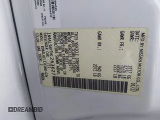 2017 Nissan Altima SL z VIN 1N4AL3AP7HC263627, wystawiony jako IAAI lot #40978960 z przebiegiem 149 182 mil mil oraz . Historia ofert i sprzedaży dostępna na DreamBid. Obrazek 9.